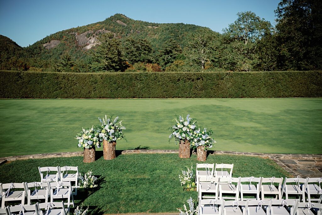 Chattooga Club Wedding Ceremony Mountain View Cashiers NC Videographer