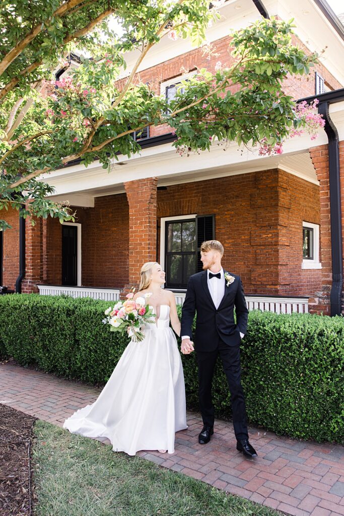 Historic Brick Wedding Venue Bunn House Asheville Architecture Wedding Videography