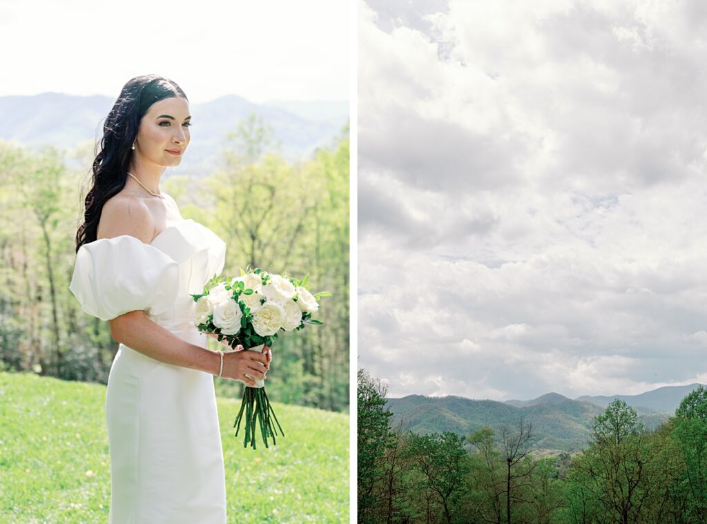 White and Green Wedding Florals Parker Mill Wedding Design Spring Wedding Inspiration NC