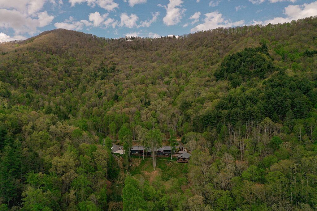 Whittier Mountain Estate nestled in the Blue Ridge Mountains